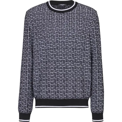 Pullover it PB Labyrinthe-Monogra - Balmain - Modalova