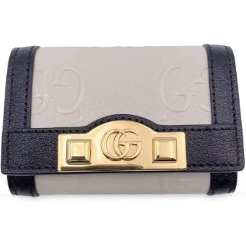 Pre-owned Leather key-holders , female, Sizes: ONE SIZE - Gucci Vintage - Modalova