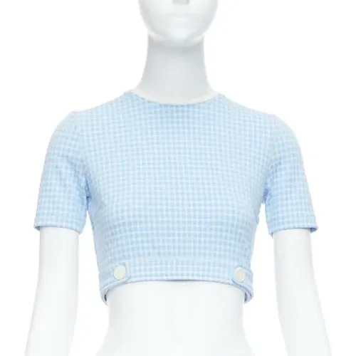 Pre-owned Stoff tops - Miu Miu Pre-owned - Modalova