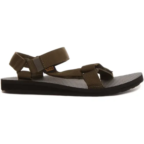 Universal Olive Sandals Men , male, Sizes: 13 UK, 11 1/2 UK, 10 1/2 UK - Teva - Modalova