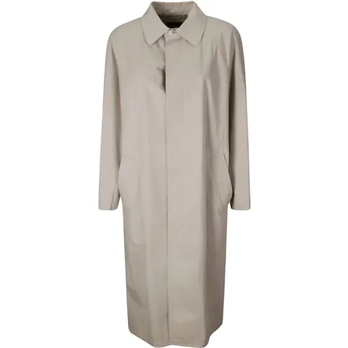 Cotton Trench Coat with Hidden Closure , female, Sizes: S, M - A.p.c. - Modalova