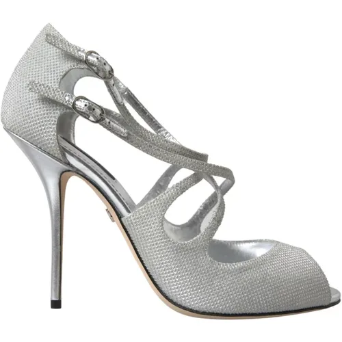 High Heel Sandalen , Damen, Größe: 39 EU - Dolce & Gabbana - Modalova