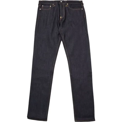 Möwenbedruckte Denim Jeans , Herren, Größe: W32 - Evisu - Modalova