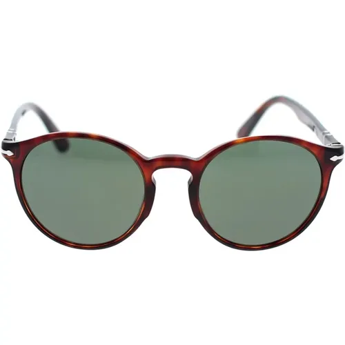 Stylish Sunglasses with Round Lenses , unisex, Sizes: 52 MM - Persol - Modalova