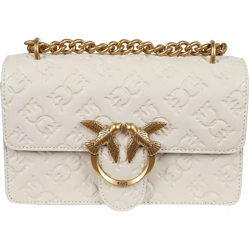 Love Birds Cross Body Tasche Weiß - pinko - Modalova