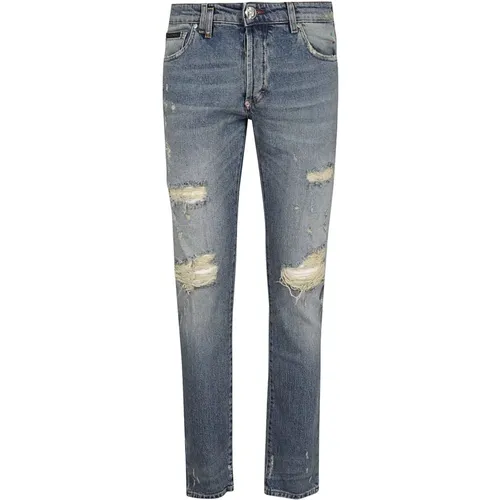 Men's Clothing Jeans Ss24 , male, Sizes: W30, W33, W31, W32 - Philipp Plein - Modalova