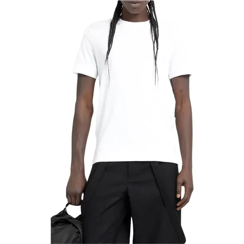 Weißes Slim Fit T-Shirt aus Baumwolle , Herren, Größe: L - Givenchy - Modalova