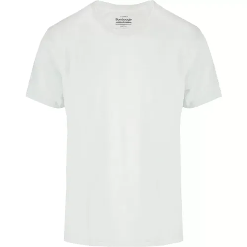 Weiße T-Shirts und Polos , Herren, Größe: XL - BomBoogie - Modalova