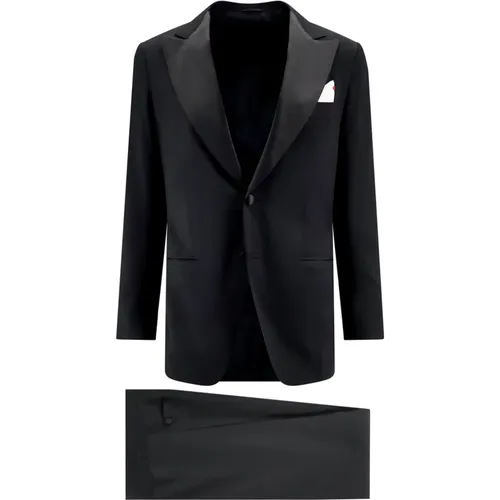 Luxuriöser Woll-Tuxedo-Anzug Kiton - Kiton - Modalova