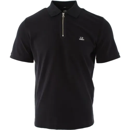 Blau Slim Fit Polo Shirt - C.P. Company - Modalova