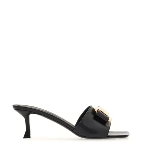 Heeled Mules , Damen, Größe: 36 1/2 EU - Salvatore Ferragamo - Modalova