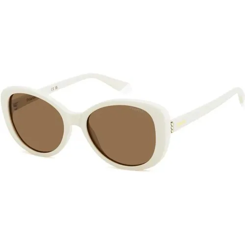 Stilvolle Sonnenbrillen für Frauen , Damen, Größe: 55 MM - Polaroid - Modalova