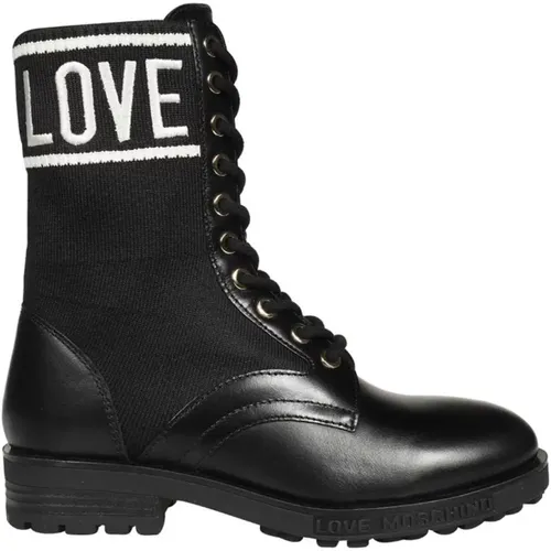 Schnürstiefeletten , Damen, Größe: 40 EU - Love Moschino - Modalova