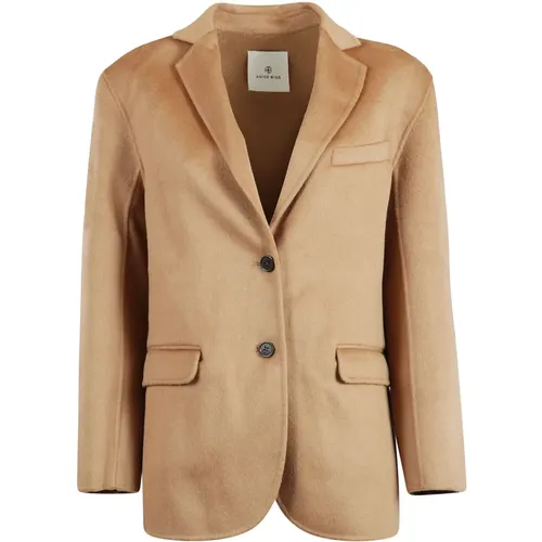 Kamel Kaschmir Blazer , Damen, Größe: XS - Anine Bing - Modalova