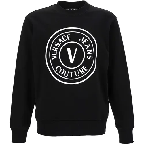 Hoodie Sweater , male, Sizes: 2XL, XL - Versace Jeans Couture - Modalova