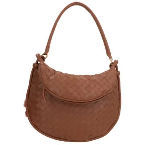 Intrecciato Leder Hobo Tasche Brandy - Bottega Veneta - Modalova