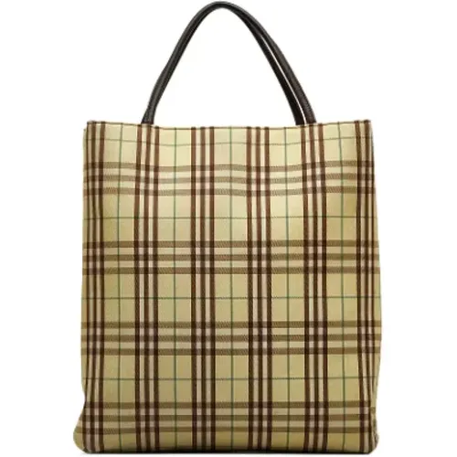 Pre-owned Canvas totes , female, Sizes: ONE SIZE - Burberry Vintage - Modalova