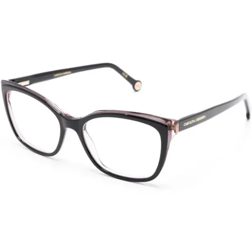 Schwarze optische Brille, vielseitig und stilvoll , Damen, Größe: 53 MM - Carolina Herrera - Modalova