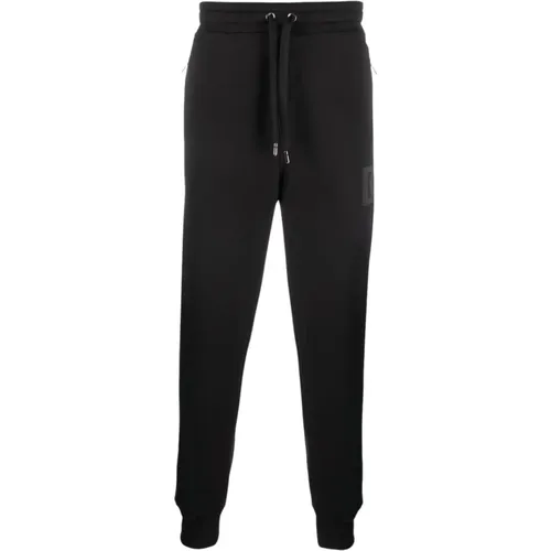 Schwarze Track Pants - Stilvolle und vielseitige Jogginghose , Herren, Größe: L - Dolce & Gabbana - Modalova