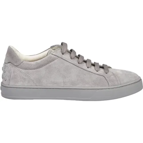 Grey Sneakers with Rubber Pads , male, Sizes: 6 1/2 UK, 8 UK - TOD'S - Modalova