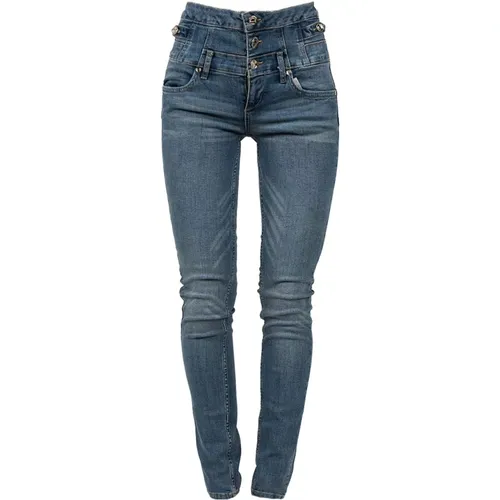 High-Waist Skinny Jeans , Damen, Größe: W26 - Liu Jo - Modalova