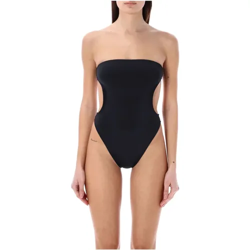 Cut-Out One-Piece Swimsuit , female, Sizes: M, XS, S - Saint Laurent - Modalova