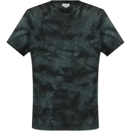 T-Shirt mit Tie-Dye-Effekt , Herren, Größe: M - alexander mcqueen - Modalova