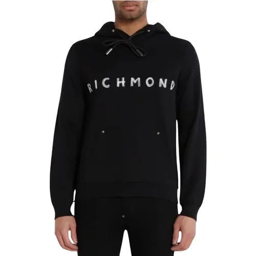 Herren Hoodie Sweatshirt , Herren, Größe: L - John Richmond - Modalova