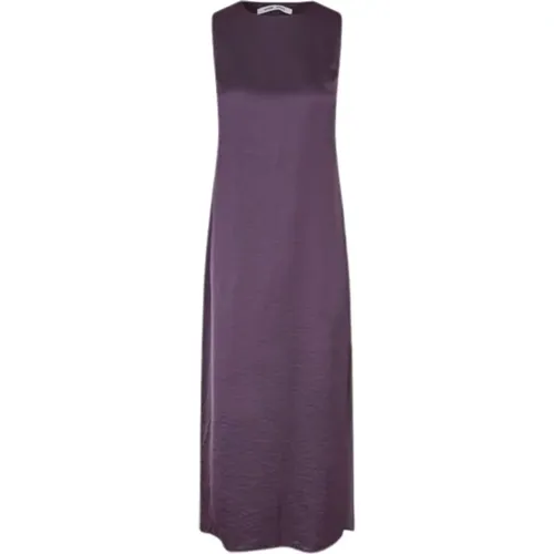 Sweet Grape Midi Dress with Twisted Back Detail , female, Sizes: S - Samsøe Samsøe - Modalova