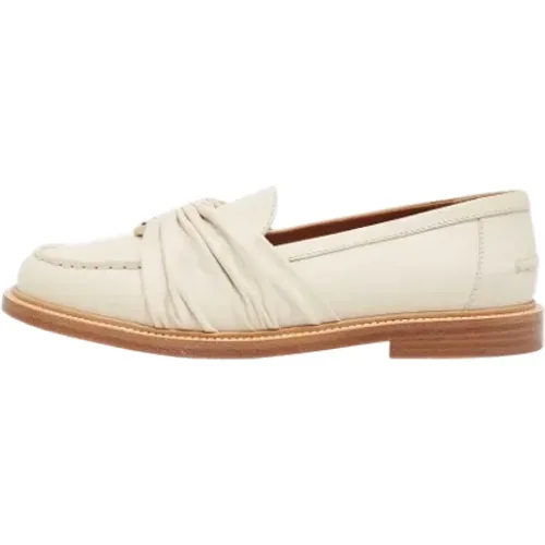 Pre-owned Leather flats , female, Sizes: 7 UK - Chloé Pre-owned - Modalova