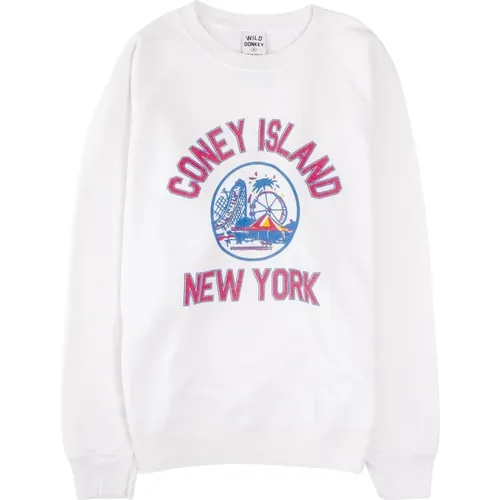 Vintage Coney Crew Sweatshirt - Wild Donkey - Modalova