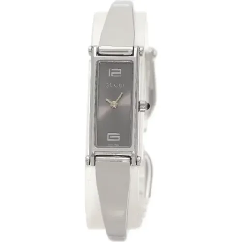 Pre-owned Stainless Steel watches , female, Sizes: ONE SIZE - Gucci Vintage - Modalova