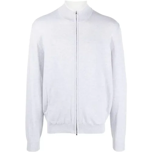 Casual Grauer Baumwoll Full Zip Pullover - Eleventy - Modalova