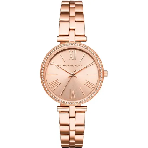 Layton Rose Gold Quartz Women Watch , female, Sizes: ONE SIZE - Michael Kors - Modalova