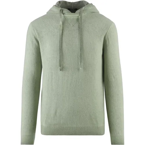 Hooded Wool Sweater, Stay Warm and Stylish , male, Sizes: S, 2XL, XL, 3XL - BomBoogie - Modalova