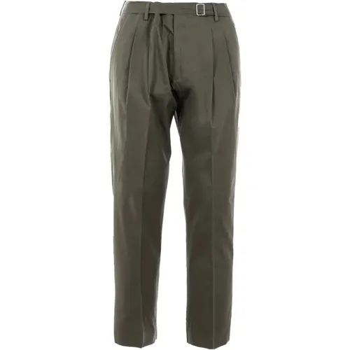 Elegante Baumwoll Chino Hose Sommer Grün , Herren, Größe: 2XL - Liu Jo - Modalova