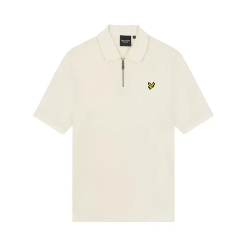 Gestreiftes Polo-Shirt mit Textur , Herren, Größe: XL - Lyle & Scott - Modalova