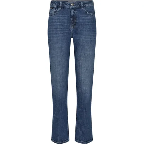 Flared Wash Jeans for Modern Women , female, Sizes: W27 - MOS MOSH - Modalova