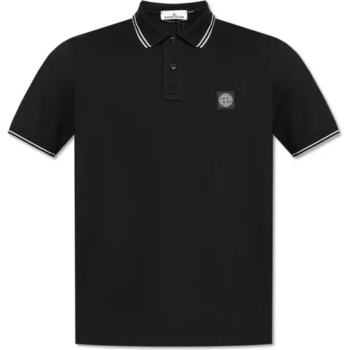 Baumwollpolo , Herren, Größe: M - Stone Island - Modalova