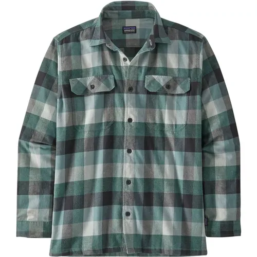 Cotton Long Sleeve Shirt , male, Sizes: XL - Patagonia - Modalova