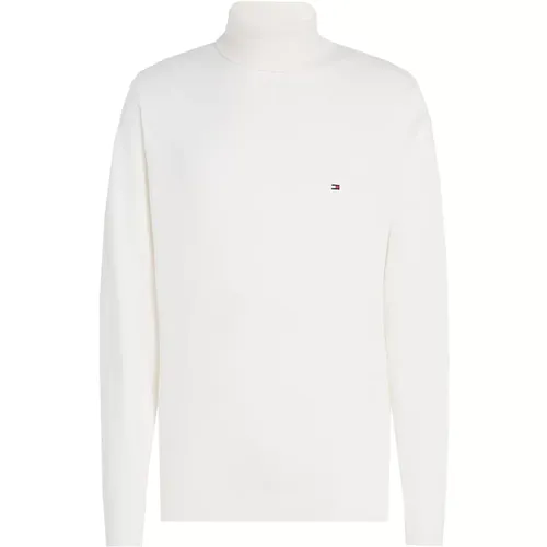 Cashmere Roll Neck Sweater , male, Sizes: L, M, XL - Tommy Hilfiger - Modalova