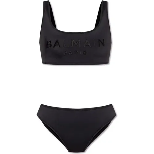 Zweiteiliger Badeanzug , Damen, Größe: S - Balmain - Modalova