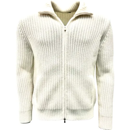 Kaschmir Grobstrick Cardigan Off - Gran Sasso - Modalova