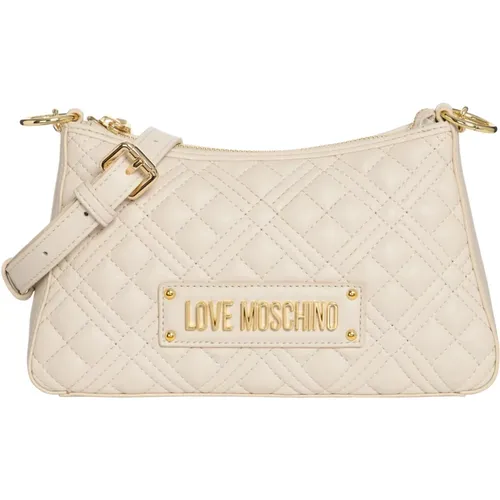 Elegant Shoulder Bag with Adjustable Strap , female, Sizes: ONE SIZE - Love Moschino - Modalova