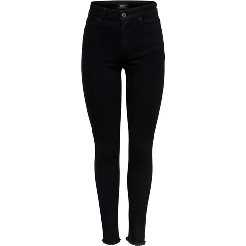 Schwarze Damenjeans , Damen, Größe: M L32 - Only - Modalova