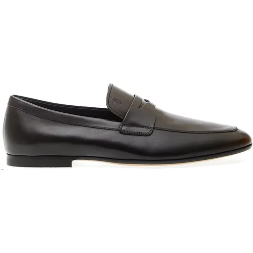 Leather Loafer Shoes , male, Sizes: 6 UK, 7 1/2 UK, 6 1/2 UK, 9 1/2 UK, 10 UK, 7 UK - TOD'S - Modalova