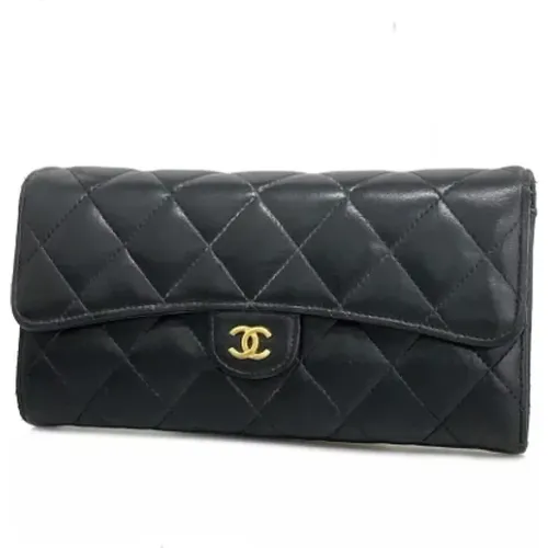 Pre-owned Leather wallets , female, Sizes: ONE SIZE - Chanel Vintage - Modalova