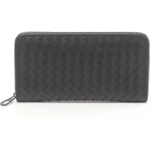 Pre-owned Leather wallets , female, Sizes: ONE SIZE - Bottega Veneta Vintage - Modalova