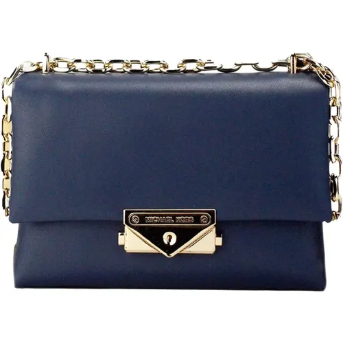 Cece Small Navy Vegan Convertible Crossbody Bag , female, Sizes: ONE SIZE - Michael Kors - Modalova