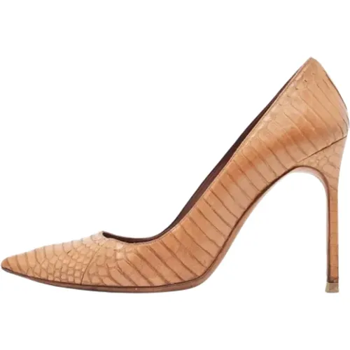 Pre-owned Fabric heels , female, Sizes: 5 UK - Manolo Blahnik Pre-owned - Modalova